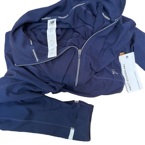New Balance x J. Crew Collaboration Navy In Transit Pullover Women's Size M - Picture 6 of 10